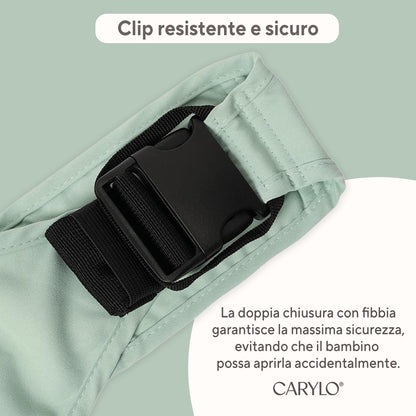 Marsupio porta bebè Carylo - Menta