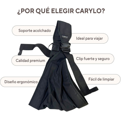 El portabebé Carylo negro