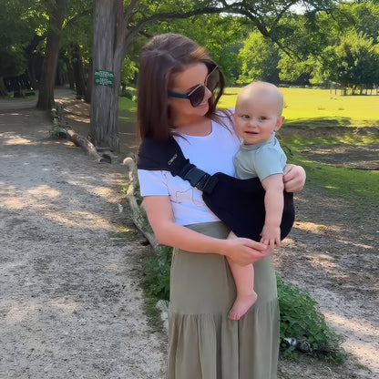 El portabebé Carylo negro