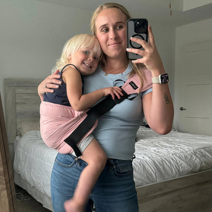 El portabebé Carylo gris