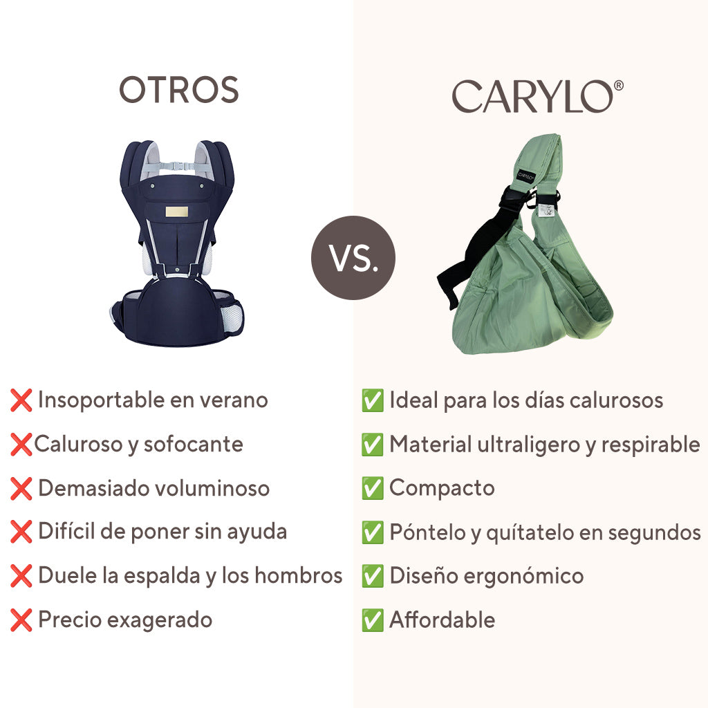 El portabebé Carylo negro