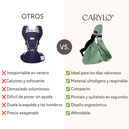 El portabebé Carylo negro