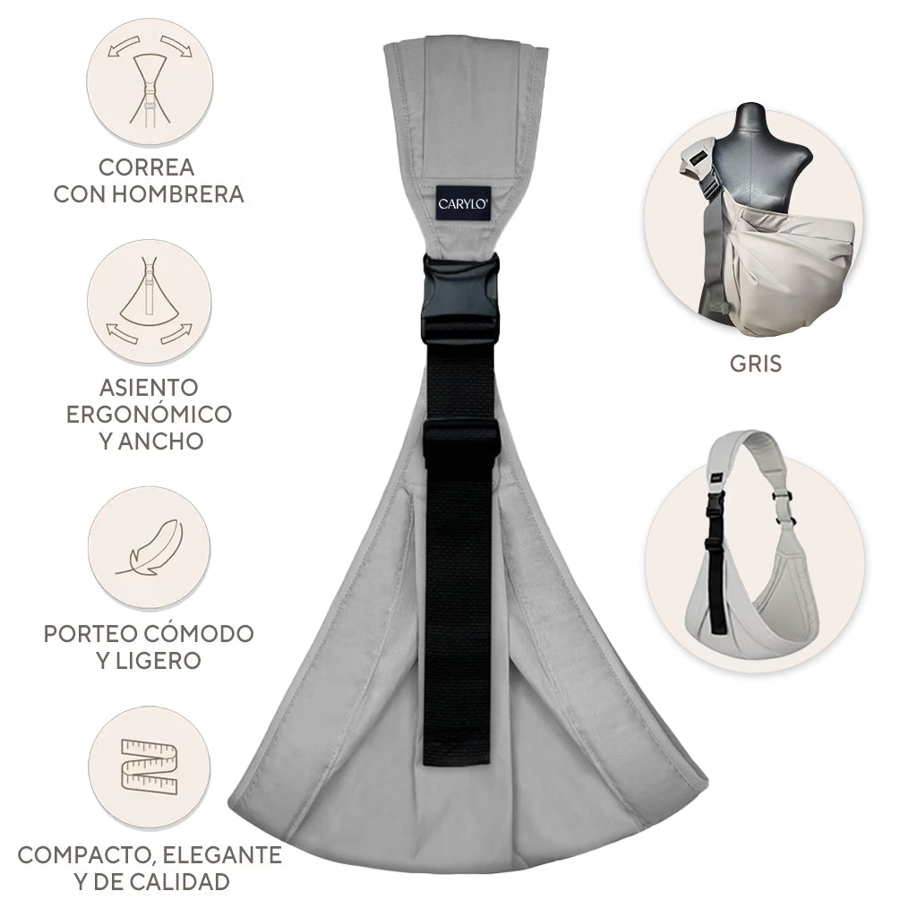 El portabebé Carylo negro