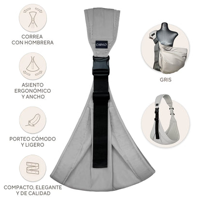 El portabebé Carylo negro