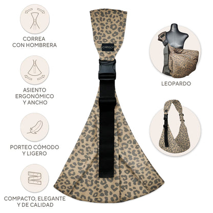 El portabebé Carylo negro