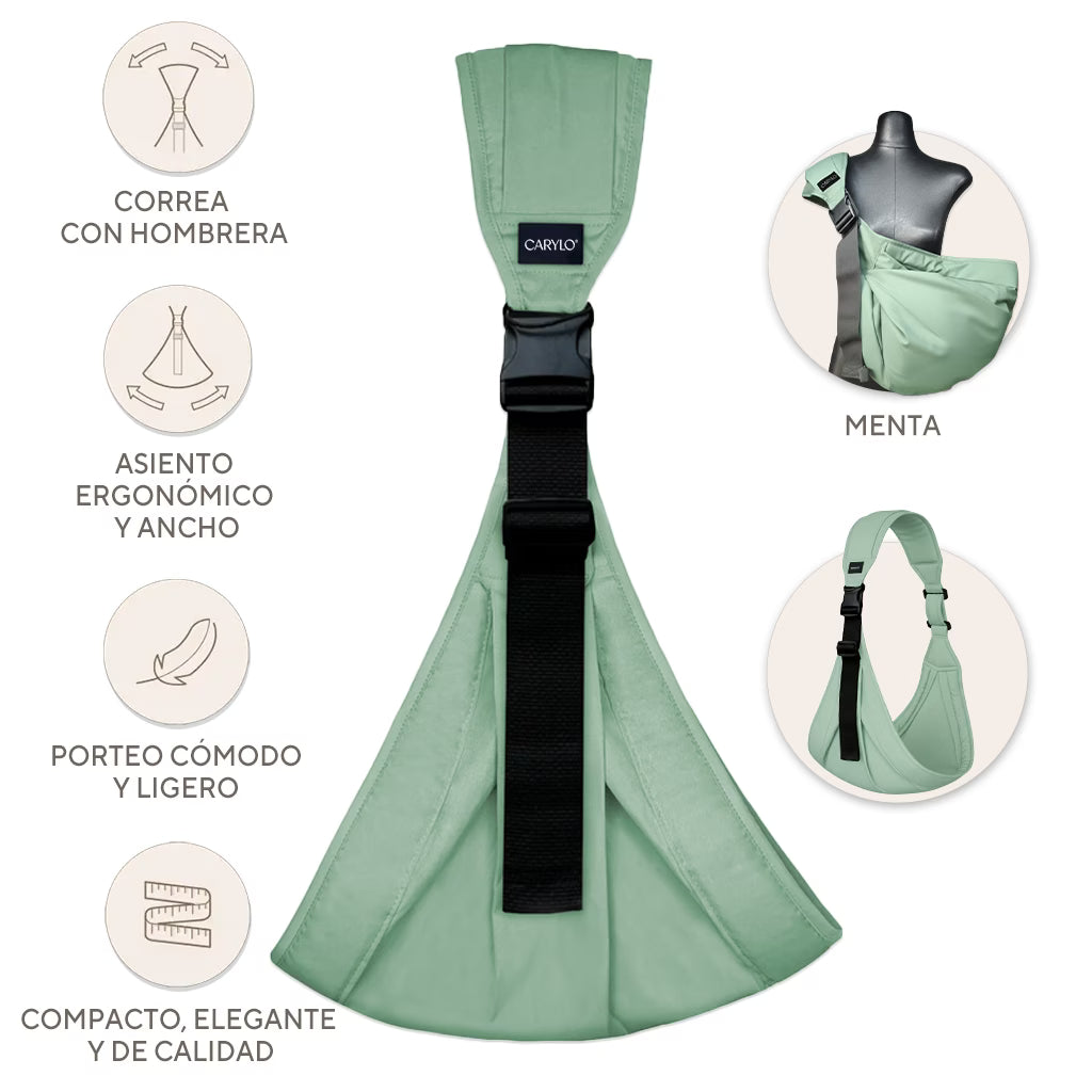 El portabebé Carylo negro