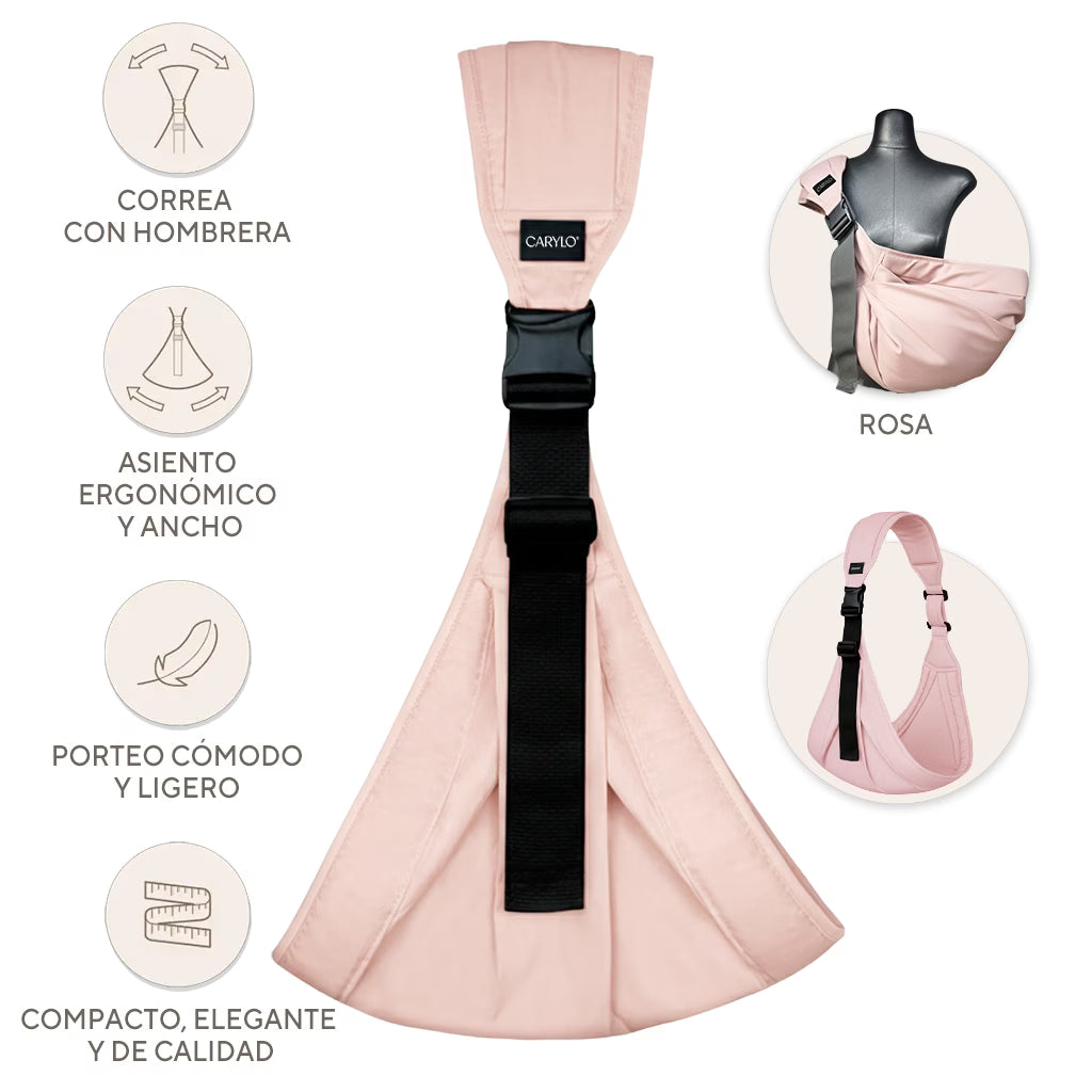 El portabebé Carylo negro